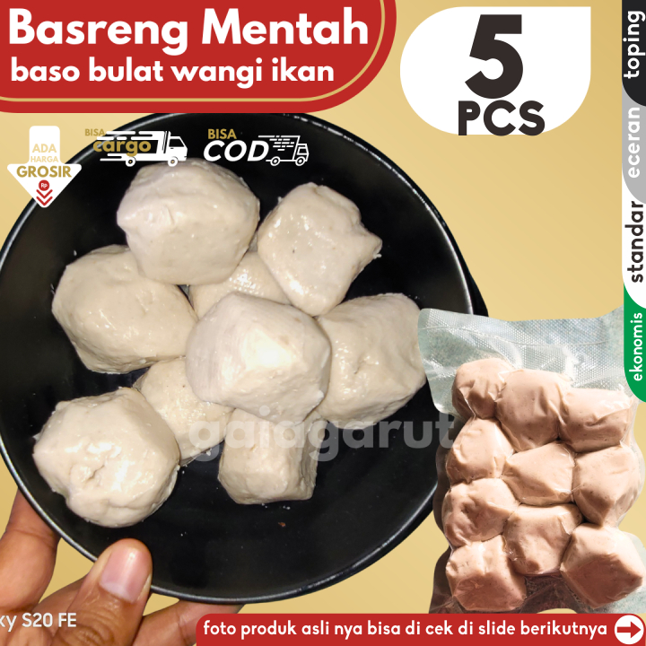 

BASRENG MENTAH 5pcs (sekitar 250gr) Kemasan Vacuum Kualitas Premium by Gaiagarut