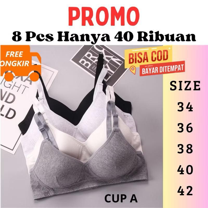 8 PCS // BRA REMAJA DAN DEWASA SPORT BRA TANPA BUSA // UKURAN 36 DAN 38 READY FULL STOCK (p.14)