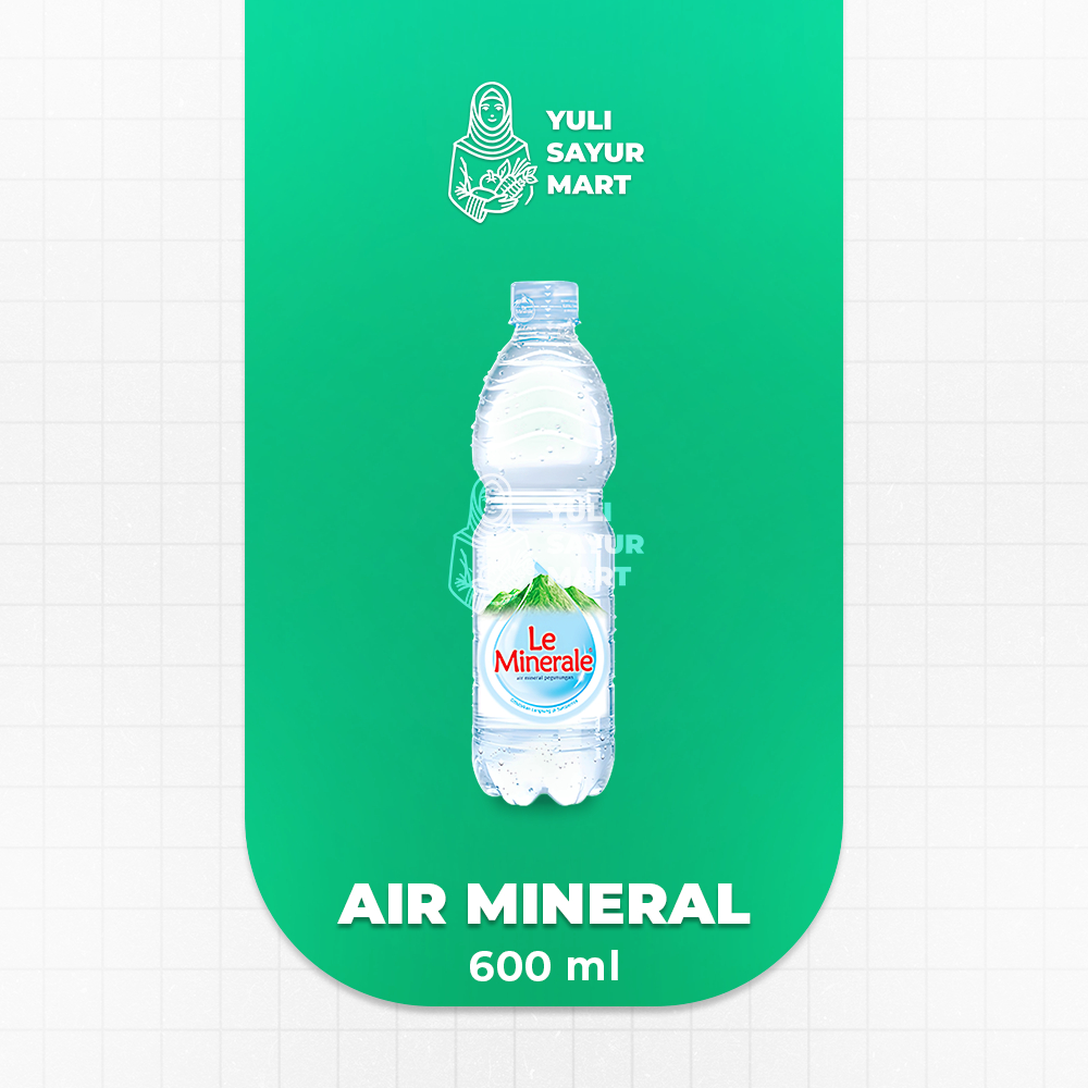 

Le Minerale Botol 600ml - Yuli Sayur Mart