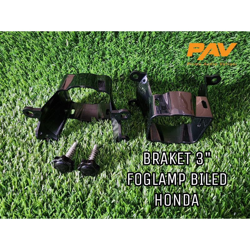 BRAKET FOGLAMP 3" BILED HONDA