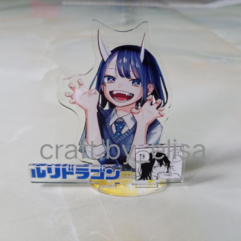 pajangan standing akrilik Ruri Dragon manga anime