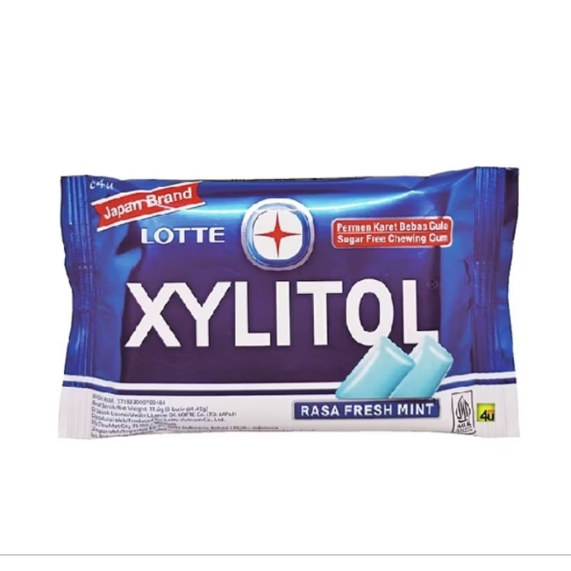

XYLITOL PERMEN KARET BEBAS GULA FRESH MINT