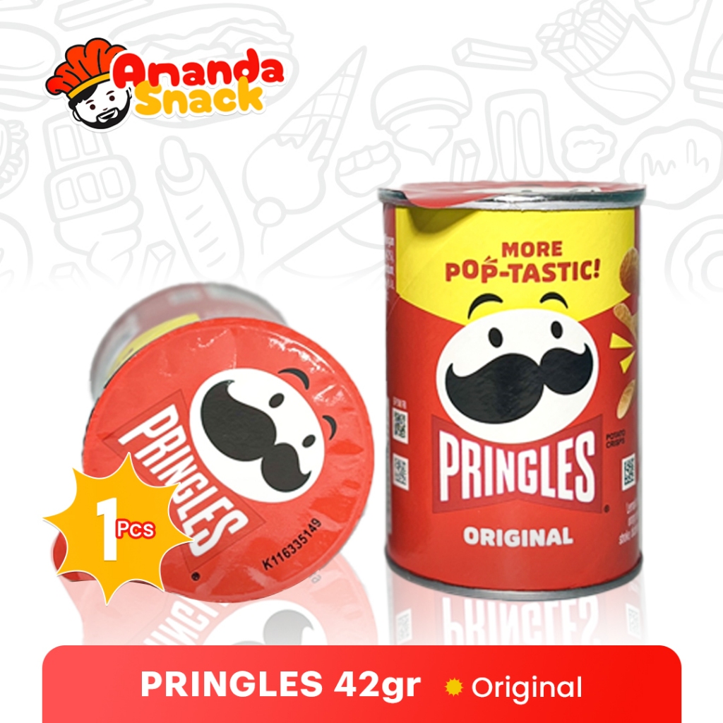 

Pringles 42gr Kemasan Kecil / Keripik Kentang Pringles Rasa Original