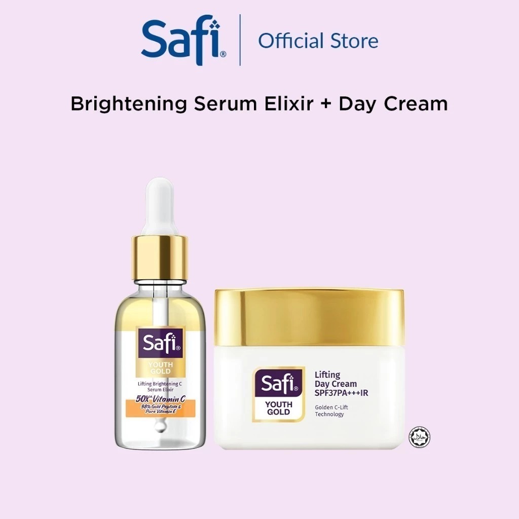 Safi Series Malay | Bundle Serum Elixir + Krim Siang | Serum Elixir + Day Krim