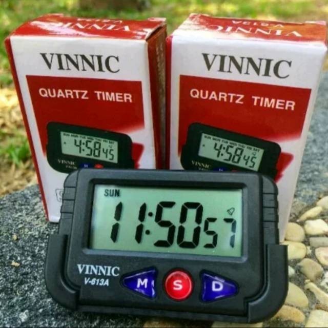 BISA COD Jam digital mobil tempel PERSEGI