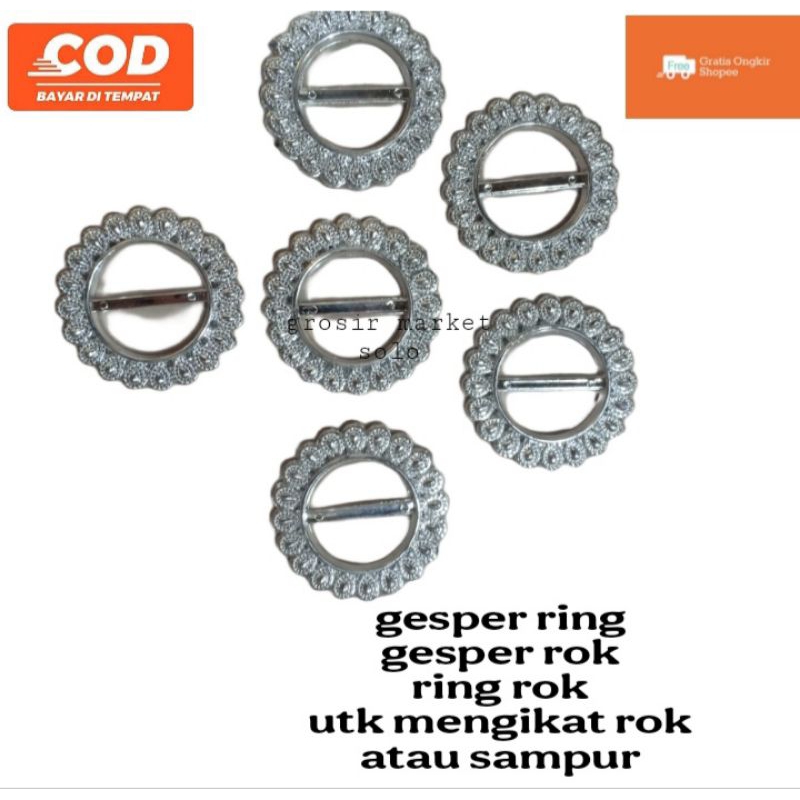 Gesper | Gesper Ring | Gesper Rok | Ring Rok |  Gesper Untuk Mengikat Rok Atau Sampur
