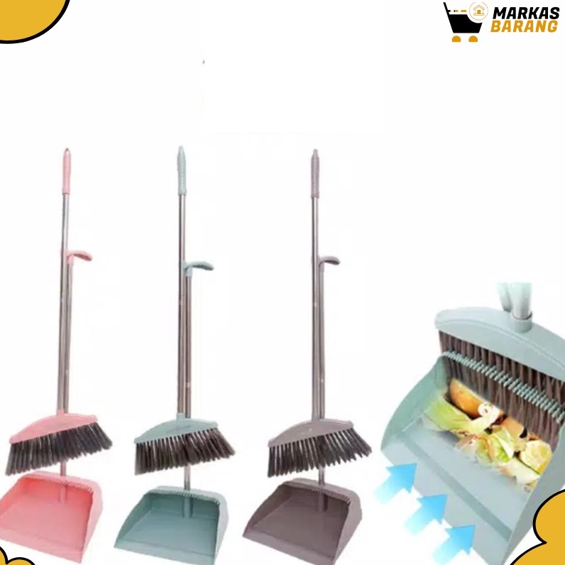 Super Jaminan Sapu Set PengkiKleaner Sapu Lantai Set Premium