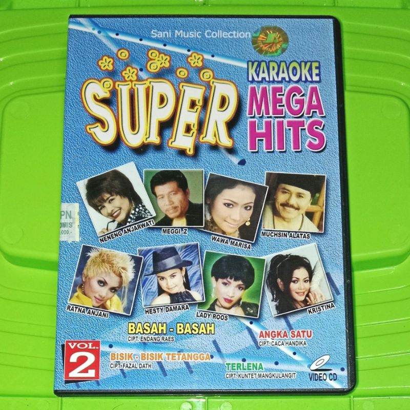 VCD SUPER KARAOKE MEGA HITS Vol. 2 NENENG ANJARWATI MEGGI Z WAWA MARISA MUCHSIN ALATAS RATNA ANJANI 