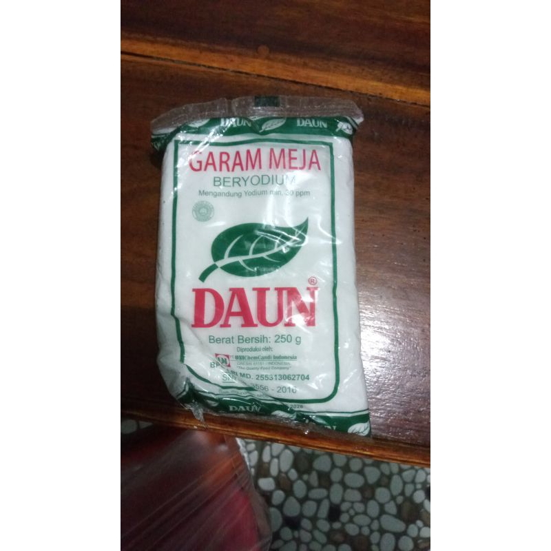 

Daun Garam Meja Beryodiu 250 g