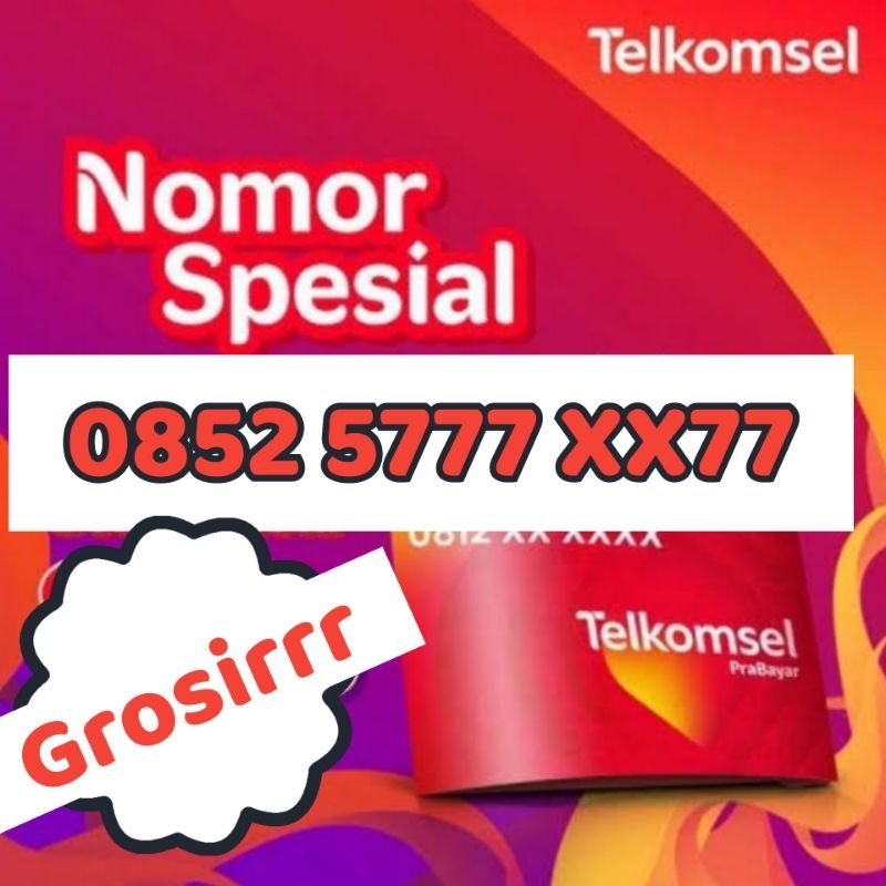 PROMO Harga 20rb an keatas... Kartu As Prabayar Kartu Telkomsel Nomor Cantik Murah saja O852 5777 57