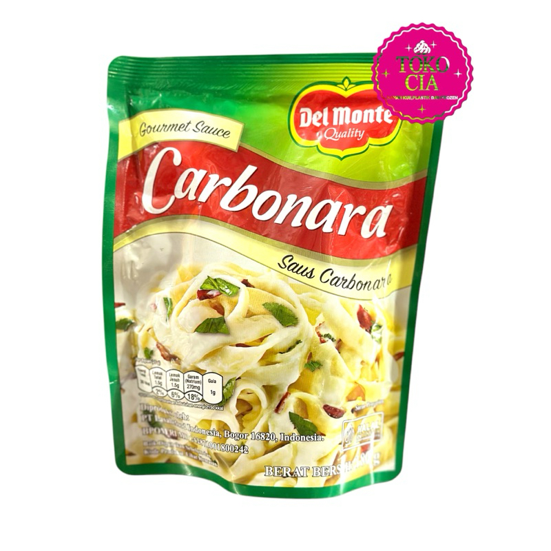 

Del Monte Saus Carbonara Gourmet Sauce 180g
