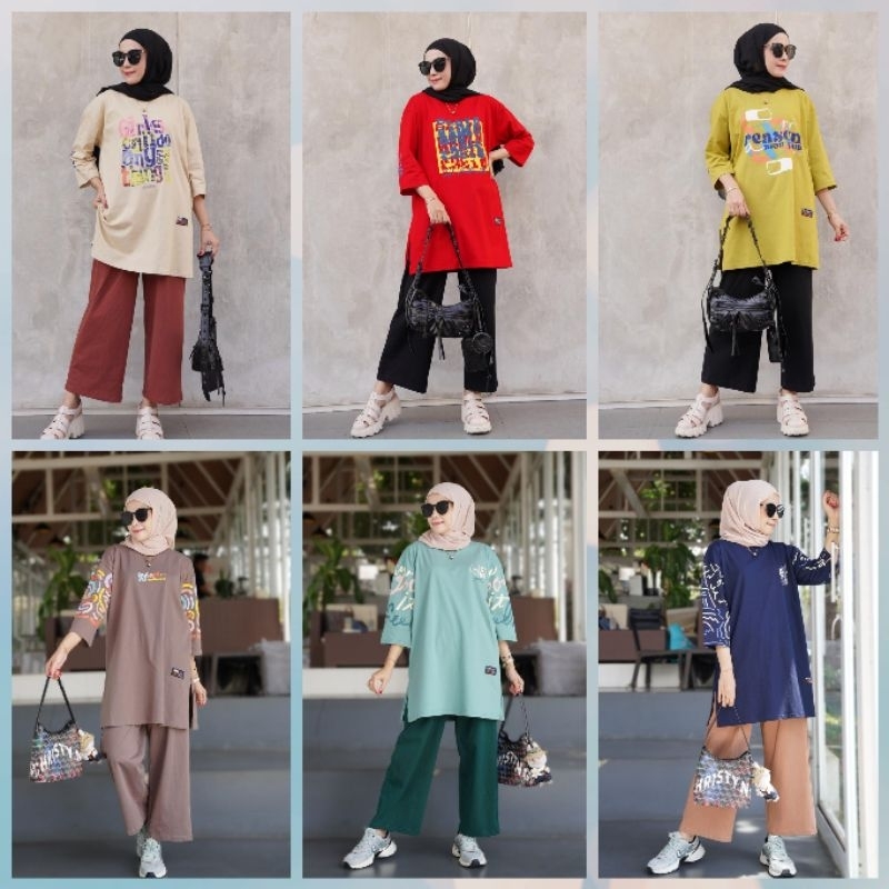 SET TUNIK OVERSIZE GYL ORI