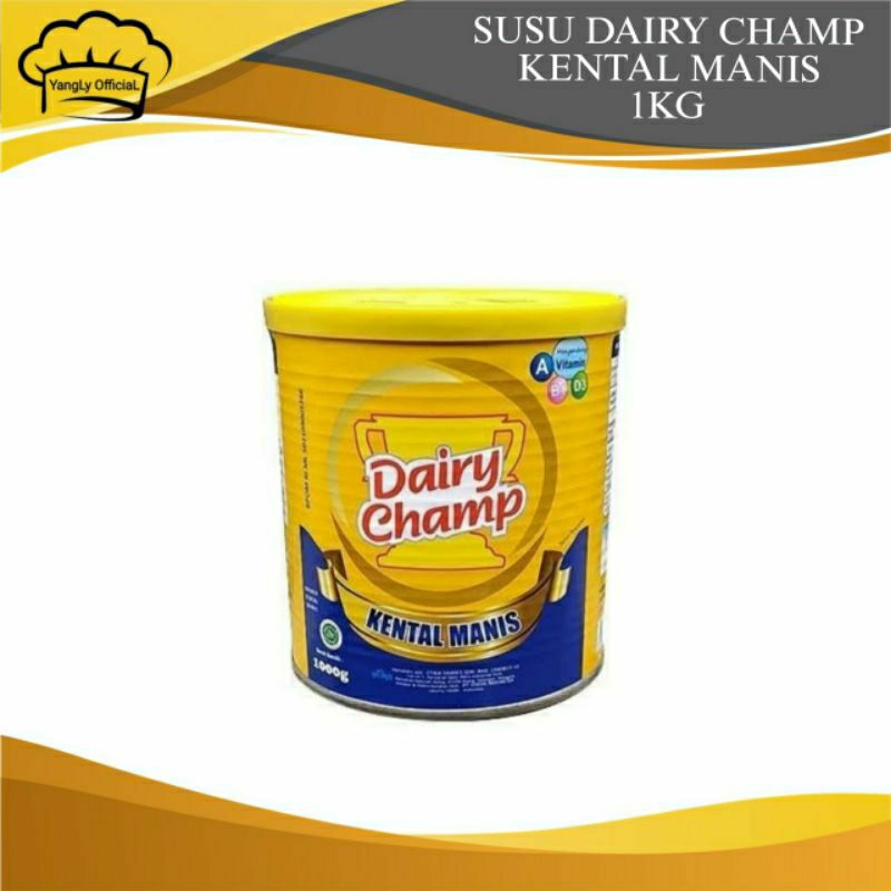 

Susu Dairy Champ Kaleng kemasan 1kg