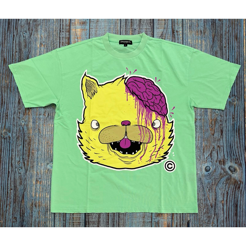 Kaos T-Shirt Dropdead Drop Dead  - Kitty Brainz Official Merchandise