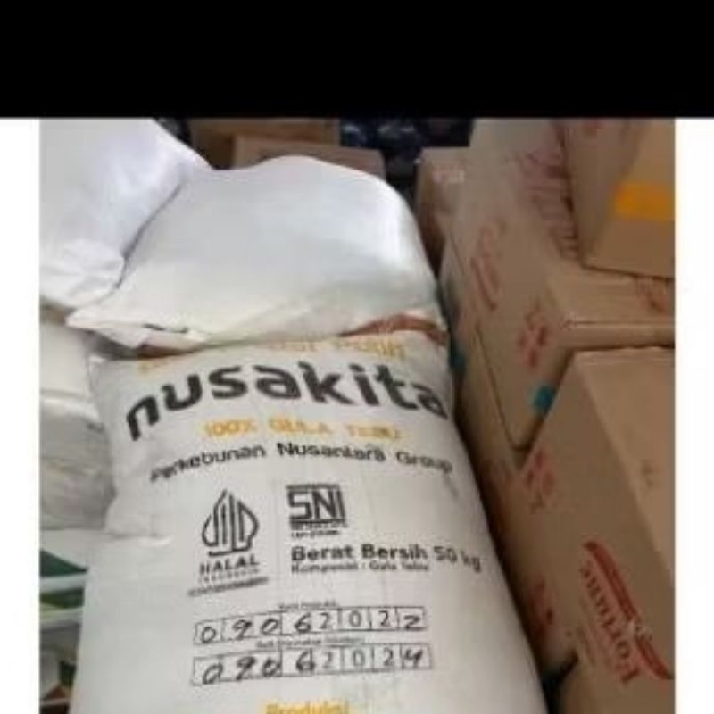 Nota Gula Pasir 50kg merk Nusakita