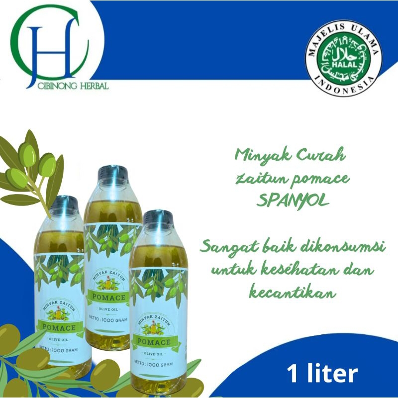 

Minyak Zaitun Pomace spanyol 1 liter || minyak zaitun kemasan 1000 ml original