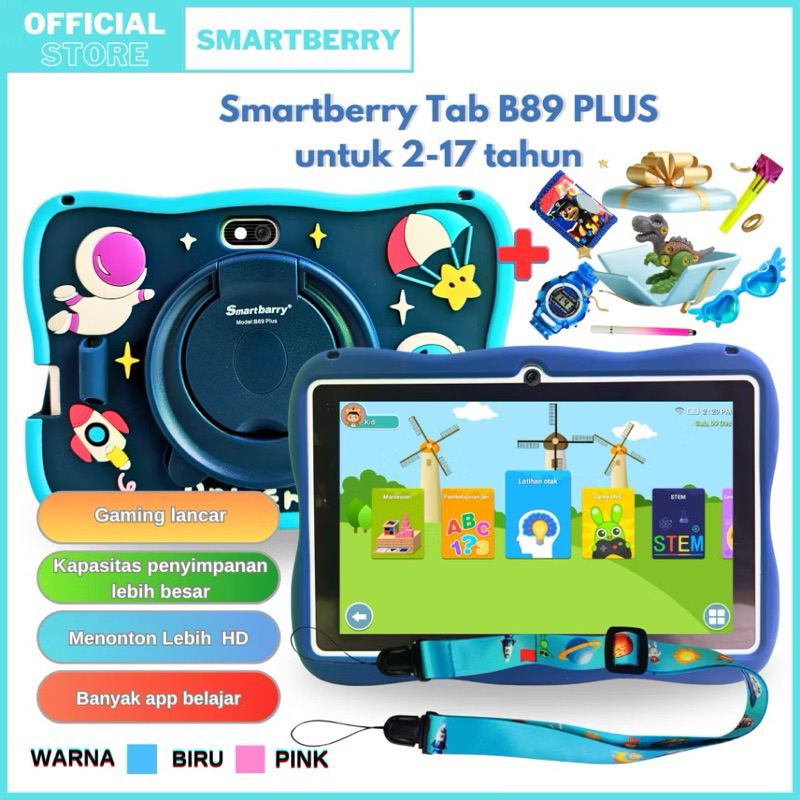 Smartbery Tab B89 Plus | Tab Anak | Tablet Anak | Tablet Edukasi Anak