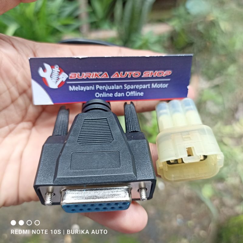 Kabel Diagnosa Kawasaki 6 Pin Scanner Master Zeus Mst-100 Mst-400 Mst-600
