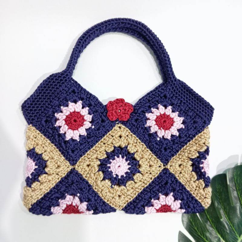 TAS RAJUT | TAS RAJUT TENTENG NON FURING
