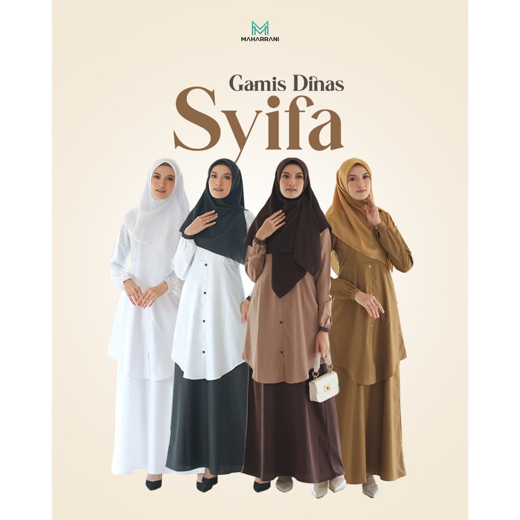 Seragam Dinas Wanita, Seragam PNS, Seragam Pemda, SYIFA DRESS