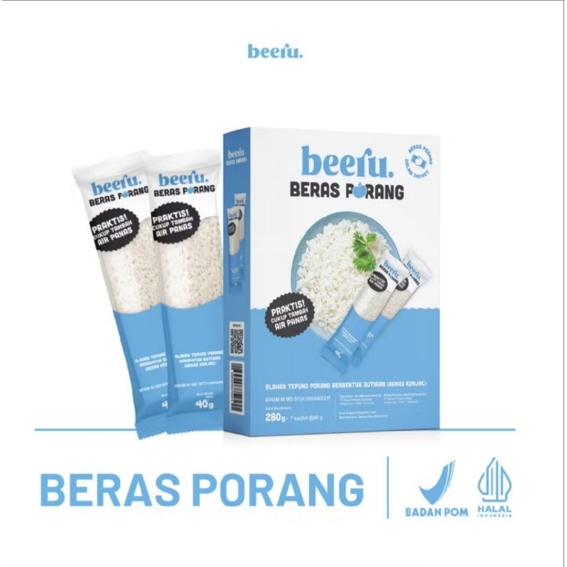 

Beras Porang-Beeru 7 sachet @40gram