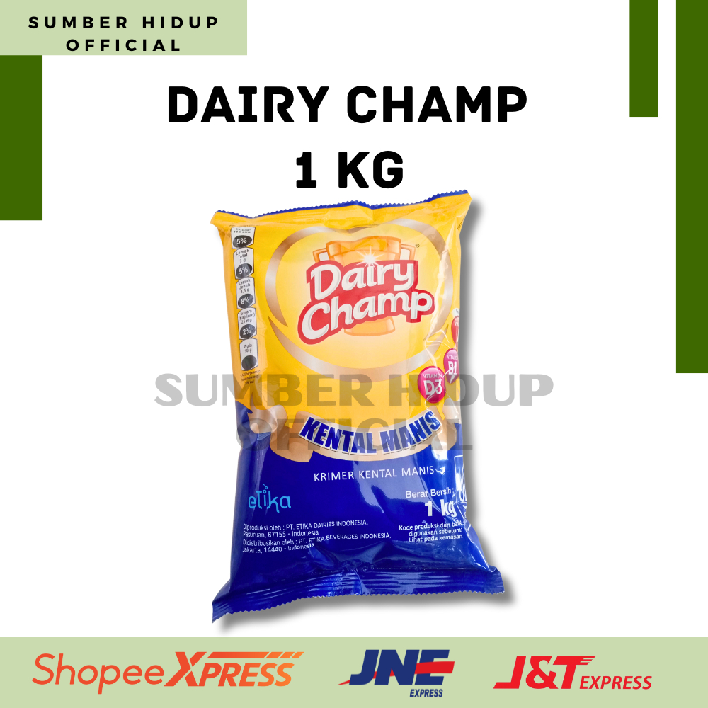 

SUSU KRIMER KENTAL MANIS DAIRY CHAMP 1 KG