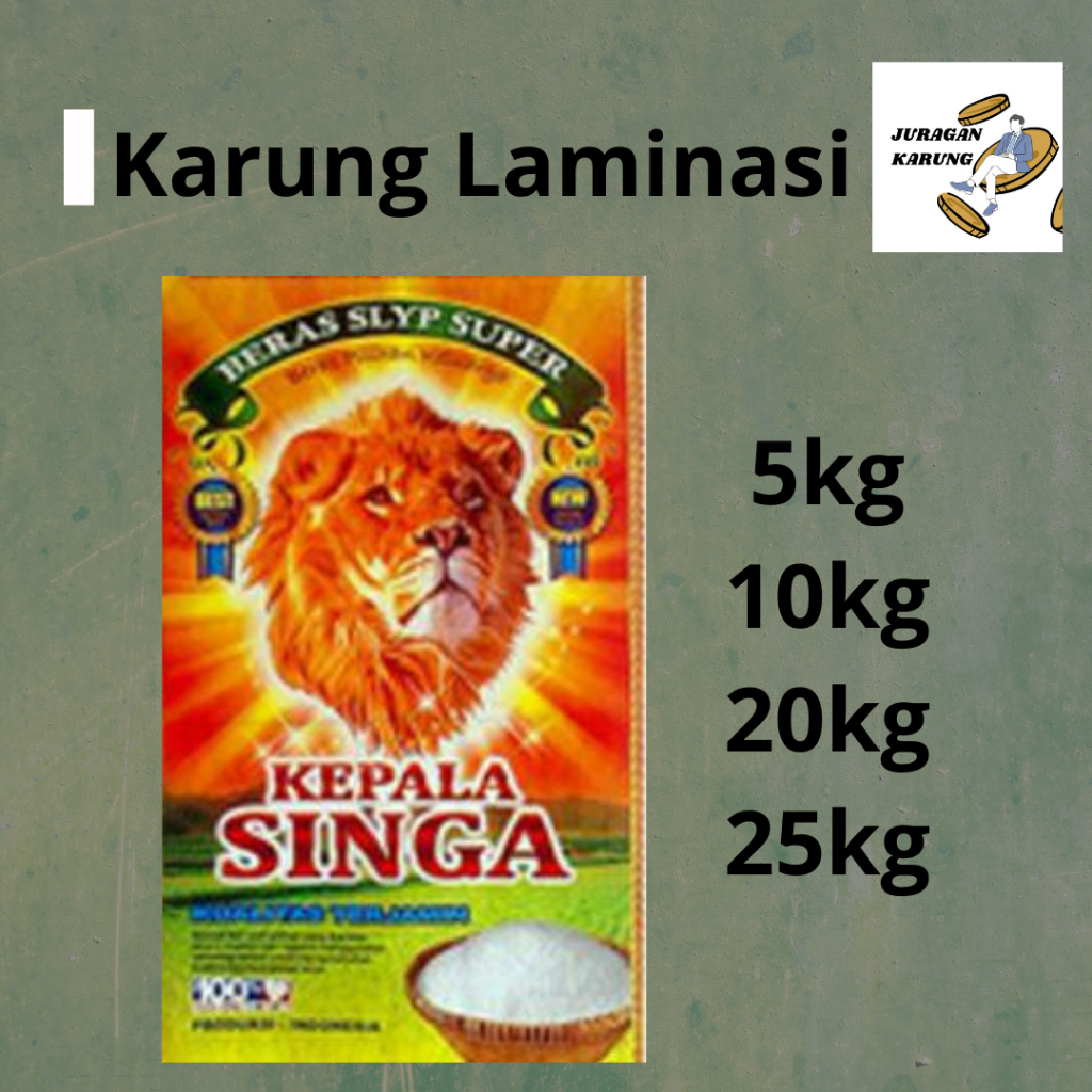 Karung Laminasi Kepala Singa Karung Beras Premium