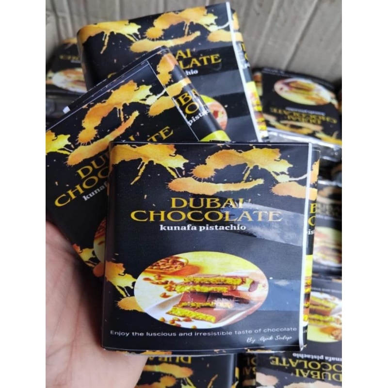 

Dubai Chocolate Crispy Coklat Dubai Kunafa Pistachio Coklat Dubai 100gr