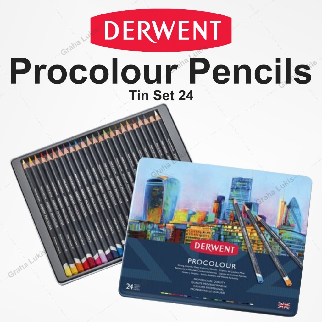 

Derwent Procolour Pencils Set 24