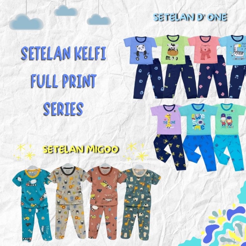 BAJU ANAK LAKI-LAKI / PEREMPUAN KELFI / SETELAN ANAK MIGOO