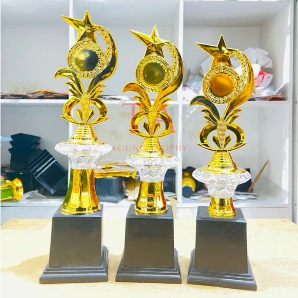 PIALA KACA MURAH SATU SET | PIALA KEJUARAAN UKURAN SENDANG CANTIK | PIALA LOMBA MATEMATIKA