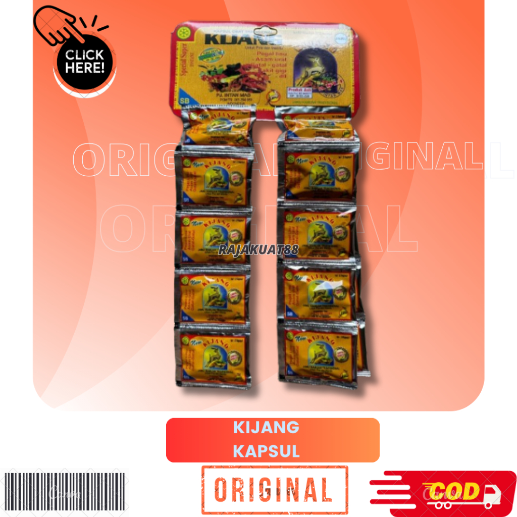 KAPSUL KIJANG HERBAL ORI ISI 20 SASET