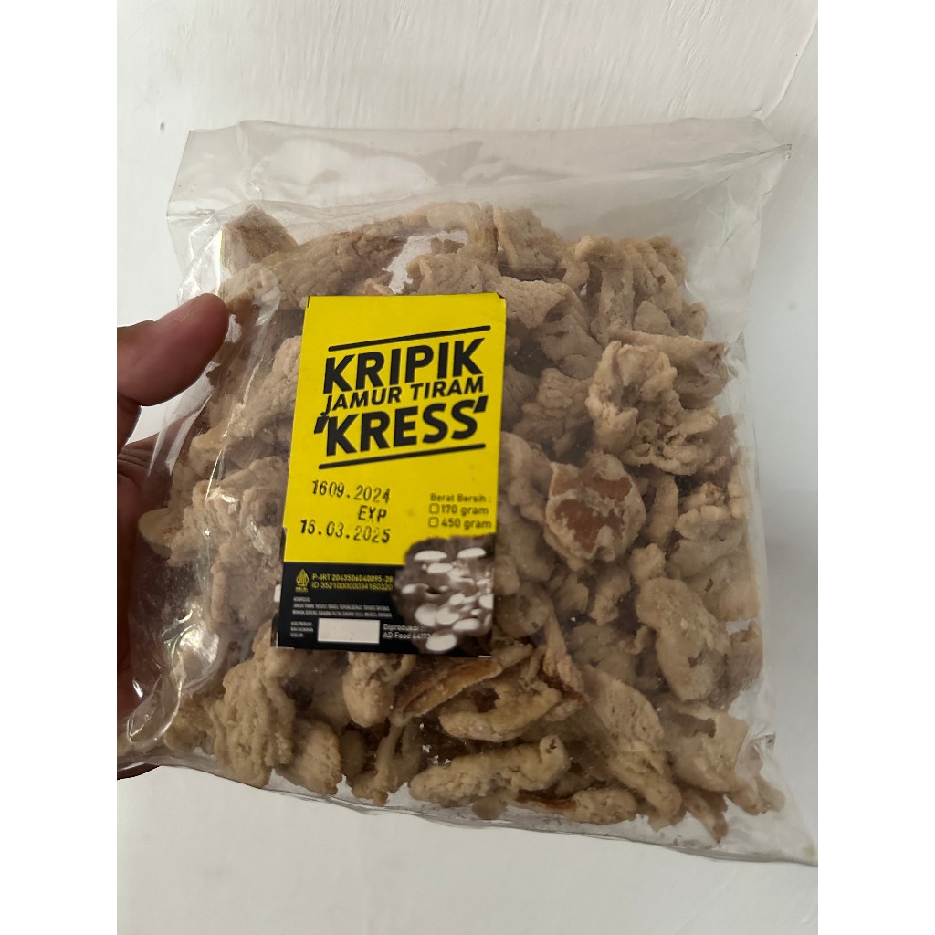 

Kripik Jamur Tiram Kress