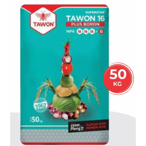 PUPUK NPK TAWON 16 16 16 PLUS BORON 50 KG | Pupuk Kemasan Pabrik | Kertopaten Kencana