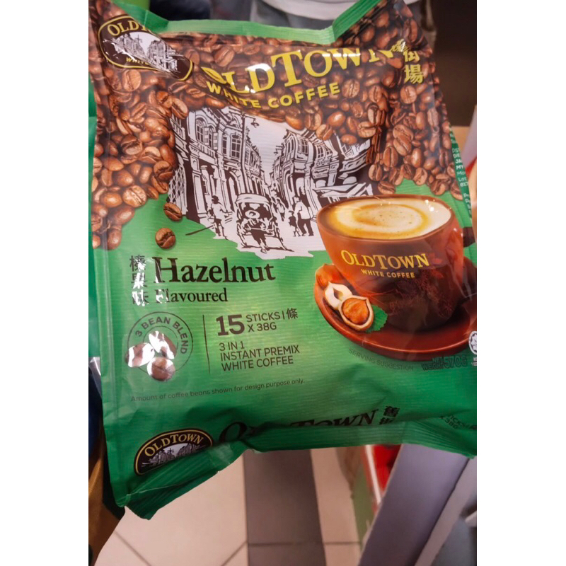 

Oldtown White Coffee Hazelnut Flavoured