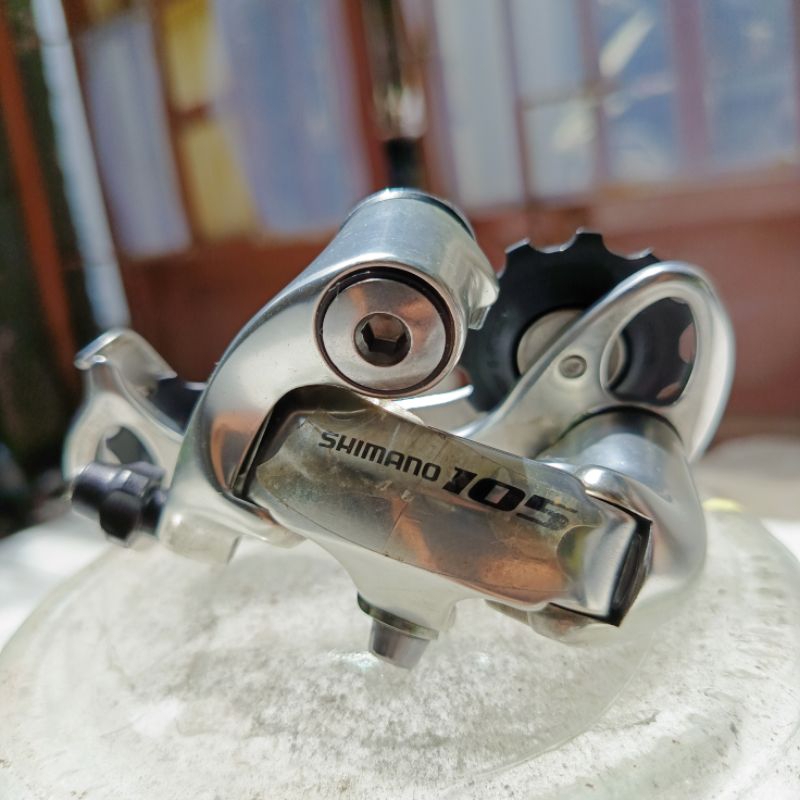 Rd Shimano 105 5501 9 Speed Made In Japan Original Chrome Silver Rare