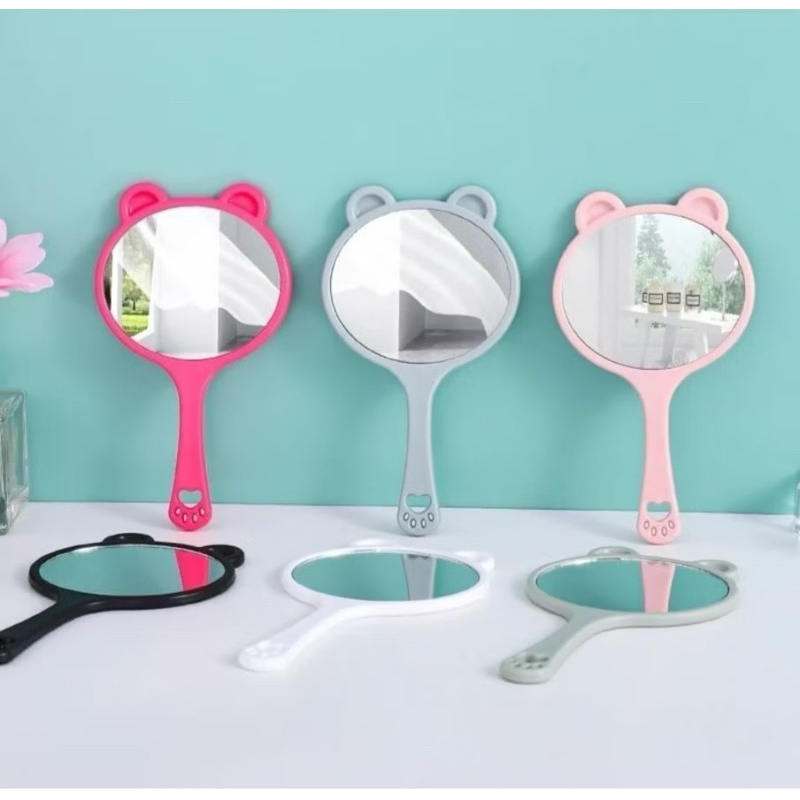 Cermin Gagang Bulat Karakter