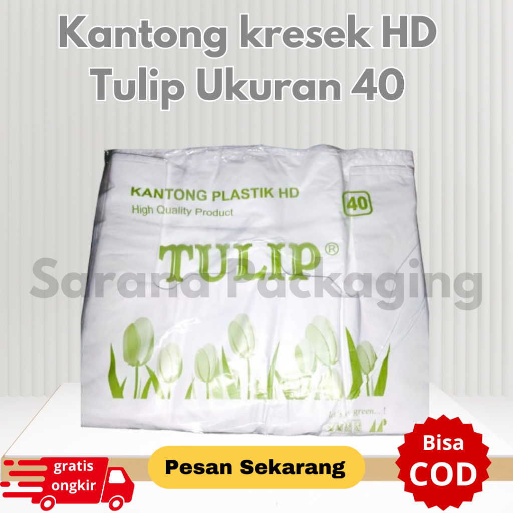 Kantong Kresek HD Tulip Ukuran 40