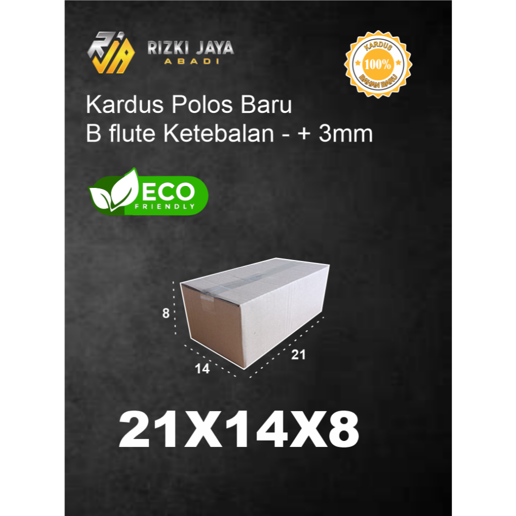 

KARDUS 21X14X8 KARTON BOX PACKAGING