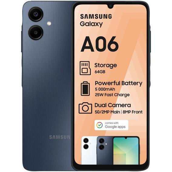 Samsung Galaxy A06 Mediatek Helio G85 (12 nm) 4/128gb & 4/64gb Garansi