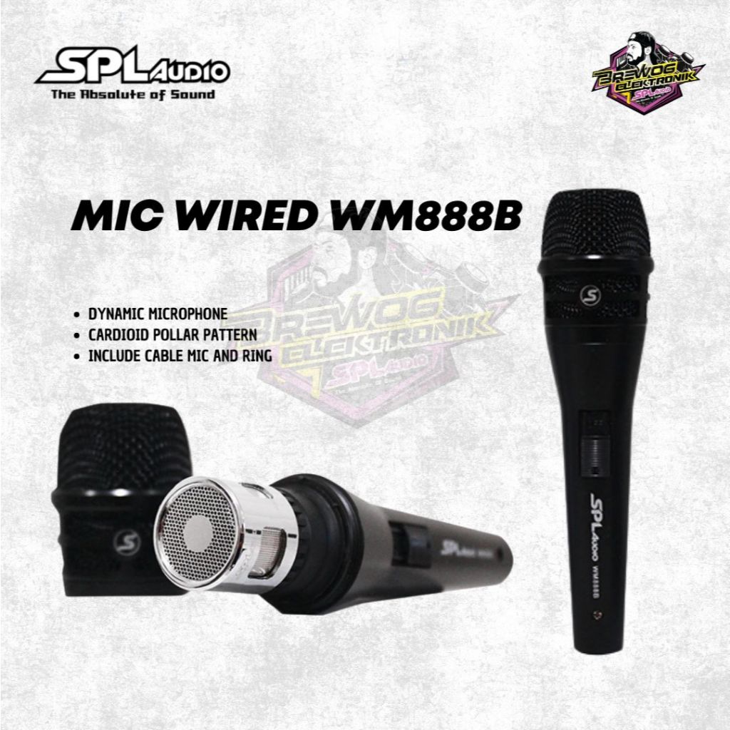 MIC KABEL SPL WM888B ORIGINAL BREWOG SPL AUDIO