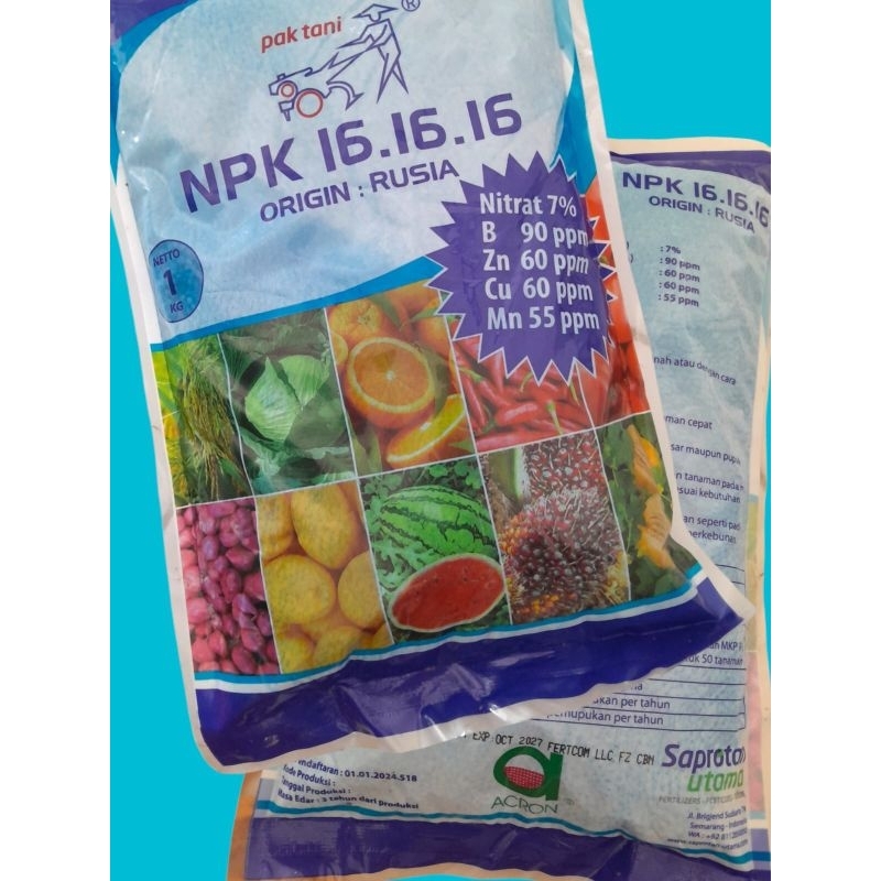 NPK PAK TANI 161616 1KG