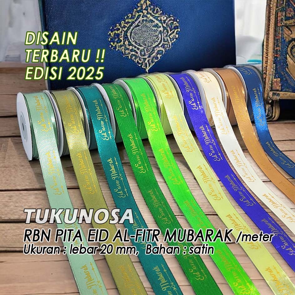 

PITA EID AL-FITR MUBARAK 20 MM / METER PITA LEBARAN PITA HAMPERS RAMADHAN IDUL FITRI PITA SOUVENIR ANTARAN LEBARAN