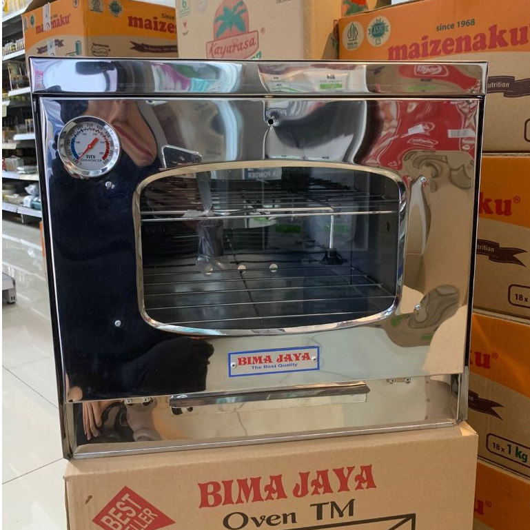 OVEN TANGKRING KOMPOR OTANG TM ( THERMO ) BIMA JAYA STAINLESS ASLI 40,7cm x 35.1cm x 37.9cm