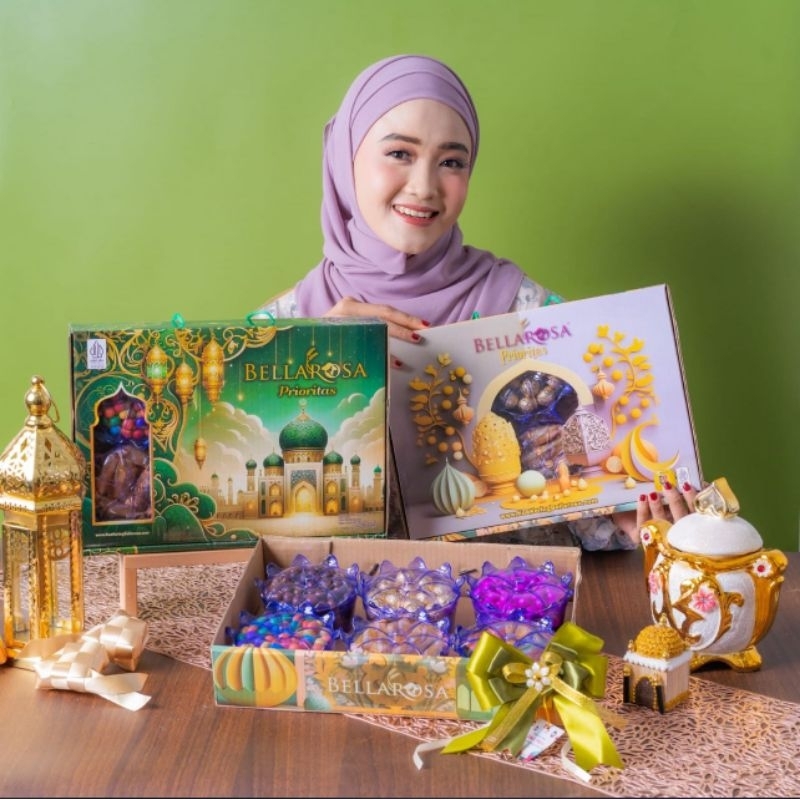 

Paket Hampers Bellarosa Hampers Lebaran Idul Fitri Kue Kering Halal