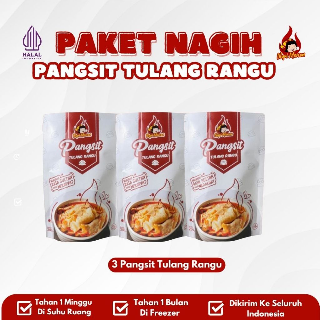 

Nyai Mercon Paket Isi Tiga Pangsit Rangu