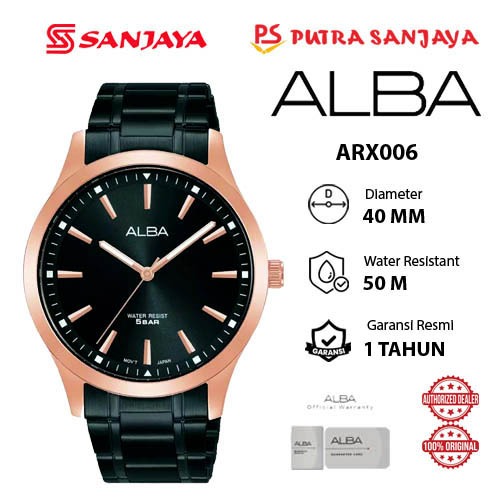 Jam Tangan ALBA ARX005 ARX005X1 / ARX006 ARX006X1 / ARX010 ARX010X1 / ARX011 ARX011X1 / ARX013 ARX01