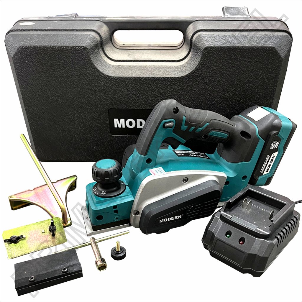 (MODERN M-90) Mesin Planner Planer M90 MODERN Kayu Tangan CORDLESS / Pasah Serut Kayu Ketam Sugu Mes