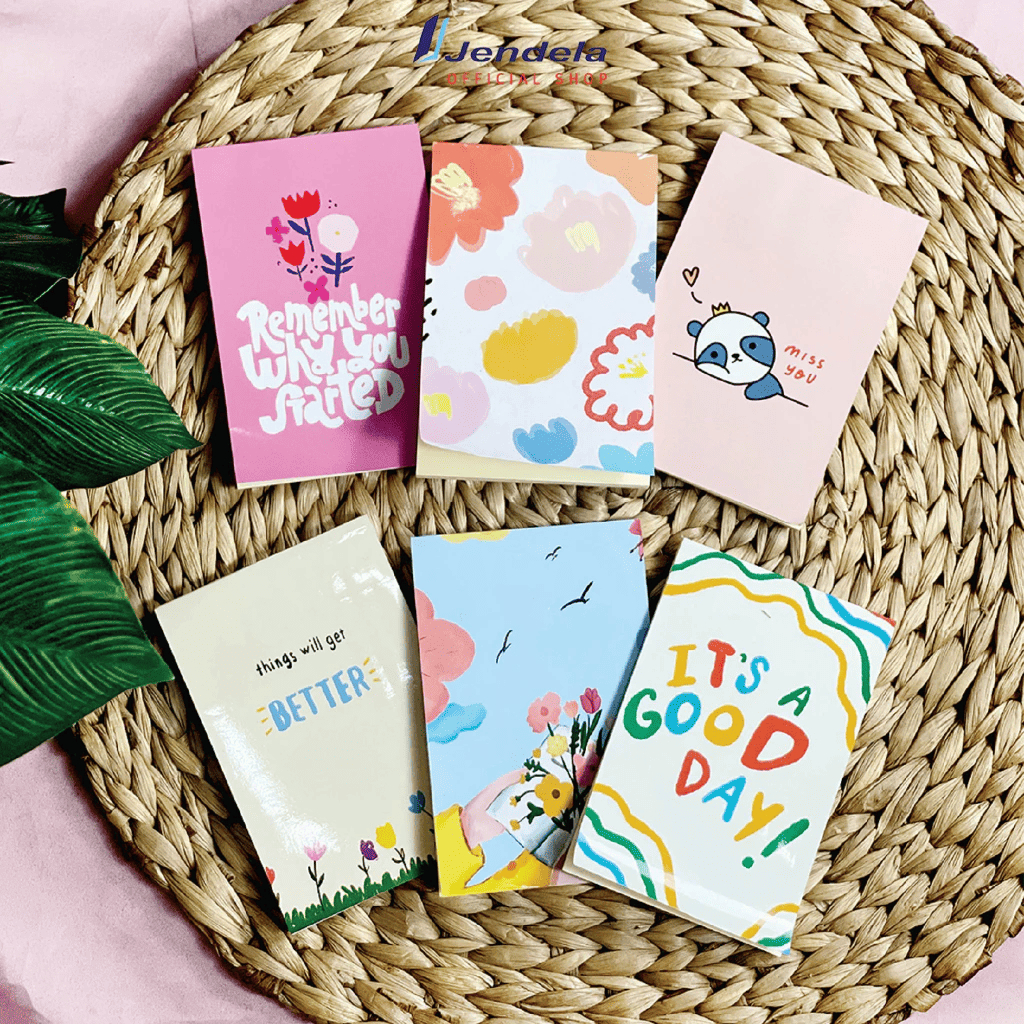 

Block Note A6 Estetik Buku Catatan Polos ATK