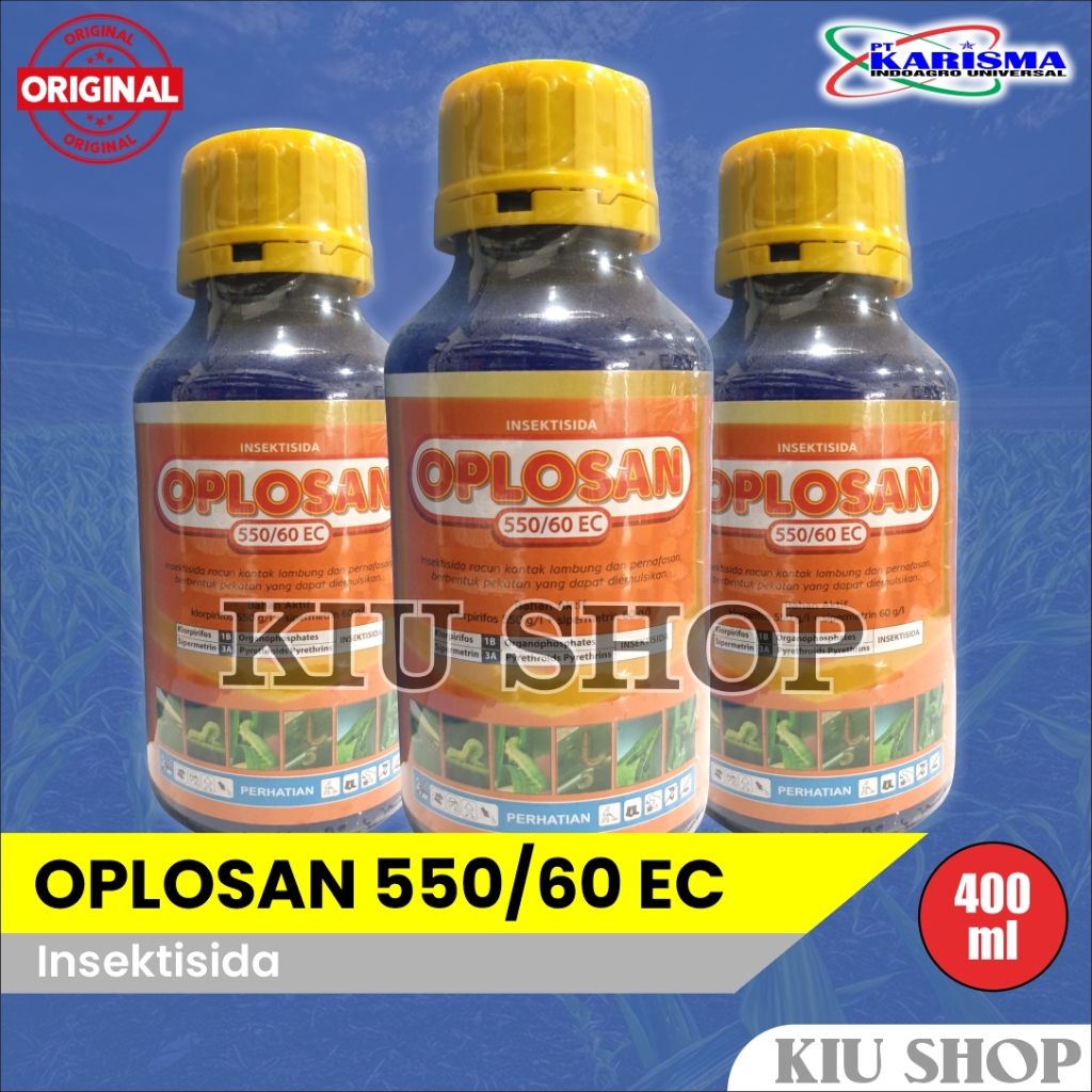 Grosir / OPLOSAN 550/60 EC - 400ml / Insektisida Ulat Bawang Merah